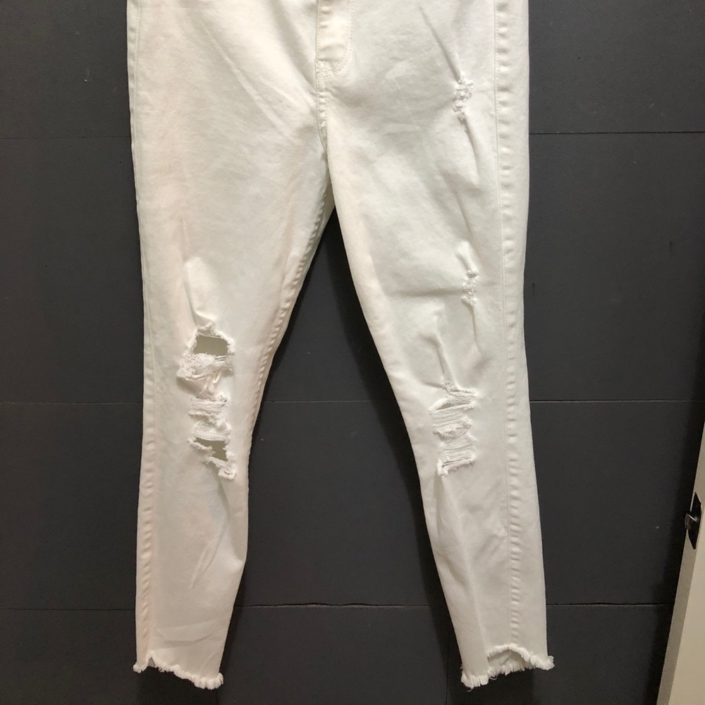 hollister white jeans
